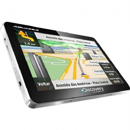 GPS AUTOMOTIVO AQUARIUS DISCOVERY CHANNEL 4.3" SLIM TOUCH SCREEN - 22863