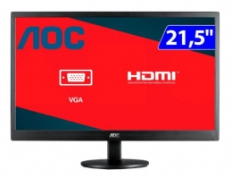MONITOR AOC LED E2270SWHEN 21.5 HDMI VGA VESA E22  - <font color="#808080"><FONT SIZE=-2>Este produto é vendido por Marvel e entregue por Marvel</FONT></font> -  -  - 29281x