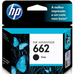 CARTUCHO HP 662 CZ103AB PRETO  - <font color="#808080"><FONT SIZE=-2>Este produto é vendido por Marvel e entregue por Marvel</FONT></font> -  -  - 20342x