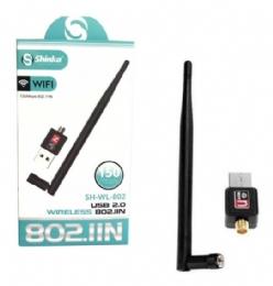 Adaptador Wireless Usb 150mbps Com Antena Wl-FI 802.11N - 28747