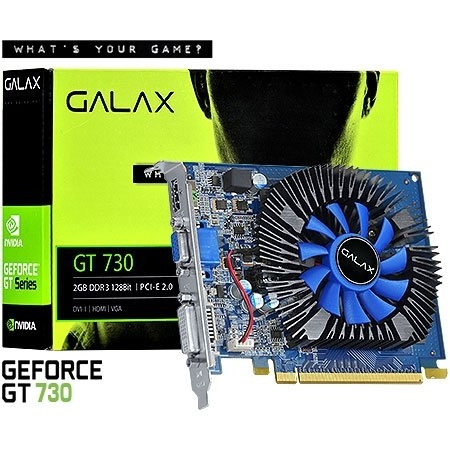 GALAX GEFORCE GT 730 2GB GDDR5 - 700 Series - Graphics Card