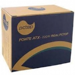 FONTE ATX 200W REAIS 20+4P PCTOP - 19990